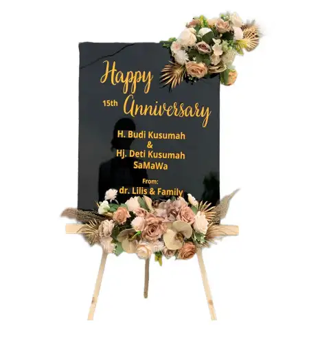 Papan Bunga Akrilik Linggamanik