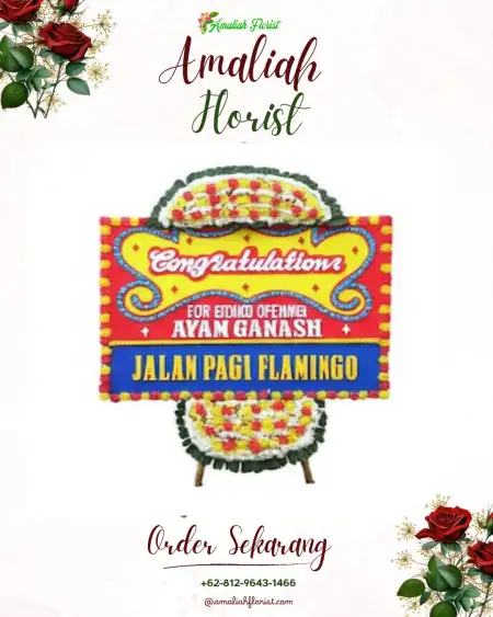 Sewa Papan Bunga Linggamanik